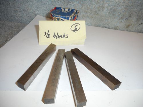 Machinists Buy Now DR #5 3/8 &#034; HSS Unused and Preground Tool Bits