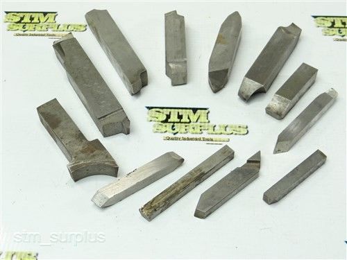 LOT OF 12 HSS TOOL BITS 5/16&#034; TO 3/4&#034; CLEVELAND
