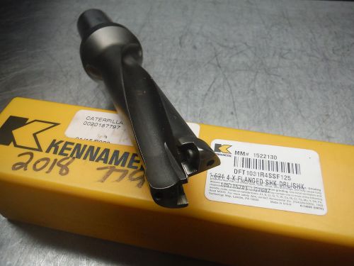 Kennametal 1.031&#034; indexable drill 1.25&#034; shank dft1031r4ssf125 (loc1203c) ts12 for sale