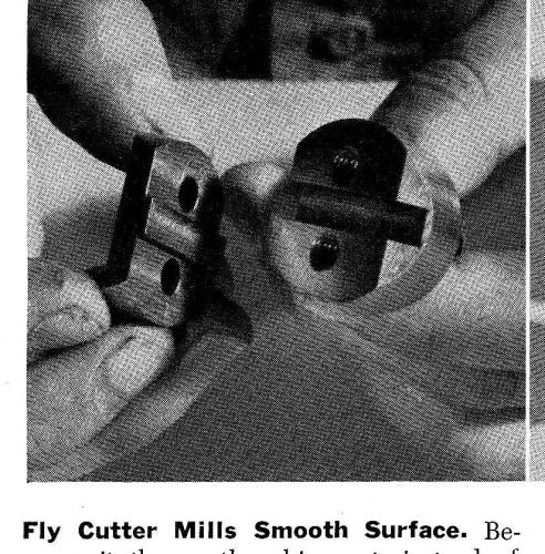 Make Fly Cutter To Mill Smooth Surfaces In Metal Lathe Machine Turn