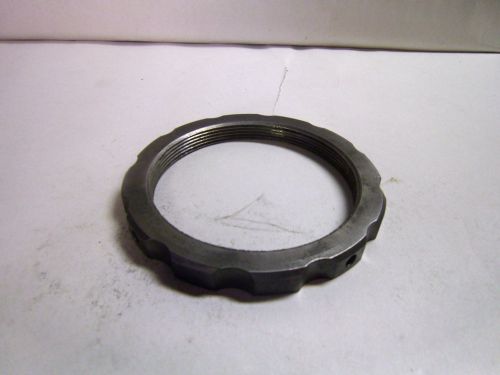 MILLING MACHINE ARBOR SUPPORT BEARING NUT 3-1/16&#034; ID X 3-7/8&#034; OD X 3&#034; THICK 9486