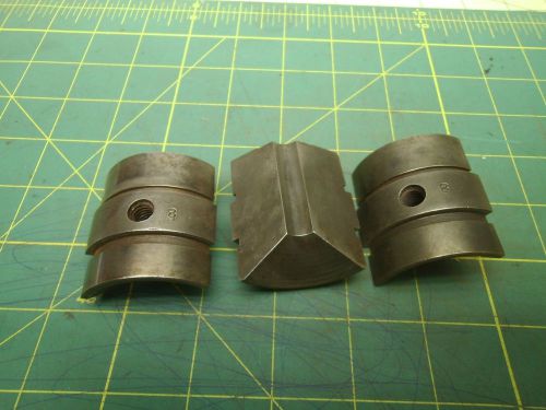 JONES AND LAMSON 7/16 COLLET PADS #10482 ABT 2.1 INCHES OUTER DIAMETER #53041