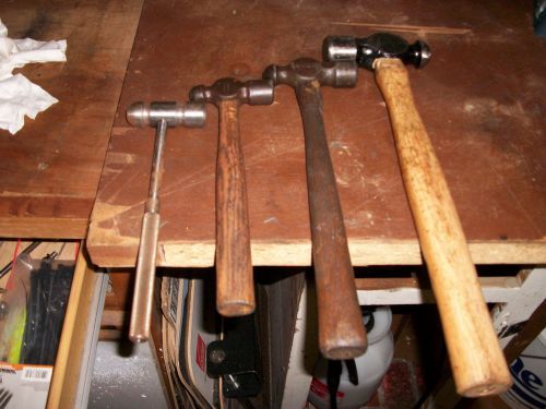 machinist 4 piece ballpen hammer set