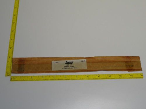 Vtg lufkin no.60m nos 300mm metric steel rule ruler machinist cabinetmaker tool for sale