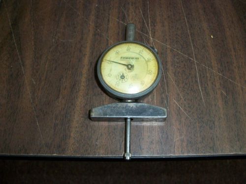 Used federal dial indicator  2&#034; face  depth gauge for sale