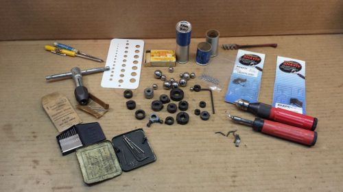 NICE ASSORTED LOT OF MISCELLANEOUS TOOLS FROM A MACHINIST TOOL BOX