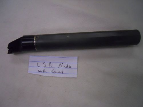 1 new 1&#034; carbide boring bar. takes ccmt 32.51 insert 15-5/8&#034; oal. w/ coolant b24 for sale