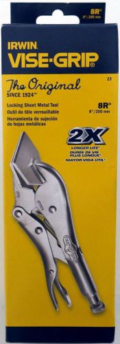 IRWIN Vise Grip Locking Sheet  Metal Tool 8R (200mm) 8&#034; brand new
