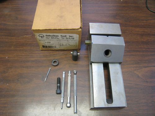 Suburban tool v-237 precision machinist / toolmakers vise used free shipping for sale