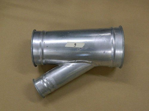 8&#034;-4&#034;-7&#034; 30 deg. wye for nordfab quick-fit or compatible clamp together duct for sale