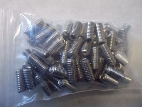 MCMASTER-CARR 92311A581 18-8,SS,CUP POINT SET SCREW,5/16&#034;-18 THREAD (LOT OF 75)