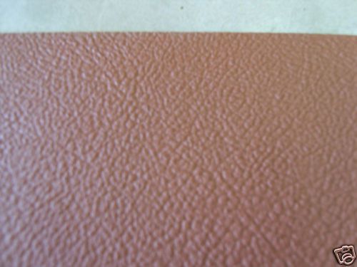 2 Brown Leather Grain Texture HDPE Polyethylene Plastic Sheet 13.5&#034;x22&#034;x0.100&#034;
