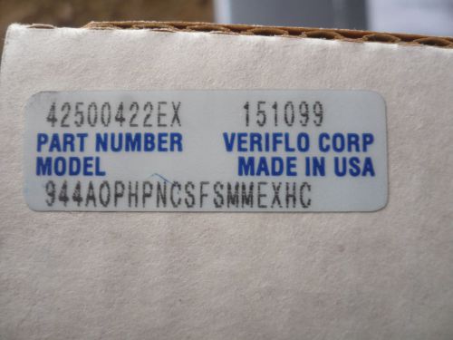 Qty available new veriflo 944a0phpncsfsmmexhc 151099 42500422ex valve sealed for sale