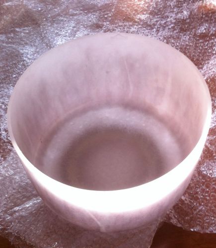 QUARTZ CRUCIBLE FOR SOLAR FURNACE 10&#034;DIA x 7&#034;H USED GREAT CONDITION