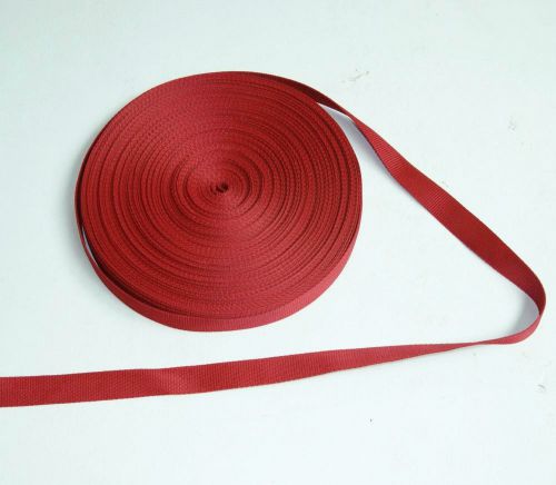 25 METRES Roll 1&#034; Wide Red Color POLYPROPOLENE WEBBING STRAP BRAND NEW