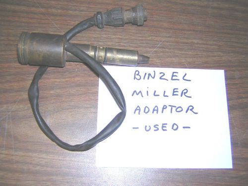 Binzel to miller adaptor  601-9005 for sale
