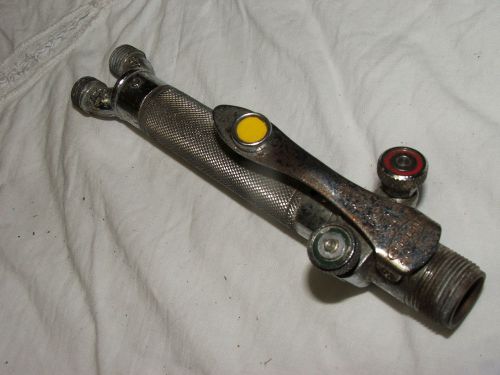 Vintage auto flame torch head by eutegtic, valves turn; fast shipping for sale
