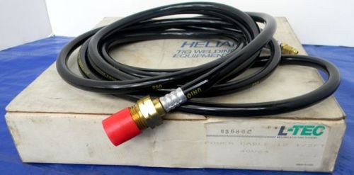 New esab linde tig welding torch 12 1/2&#039; power cable for sale