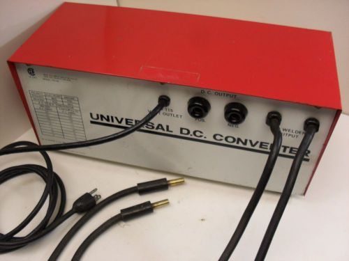 AC/DC WELDER CONVERTER MODEL 131-20 MAX 300 AMPS INPUT 240 AMPS OUTPUT
