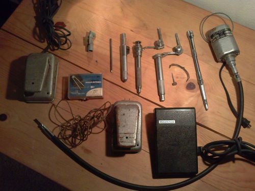 VINTAGE DENTAL EQUIPMENT &amp; FOREDOM DRILL- Pedals - Belts - Mixed Lot