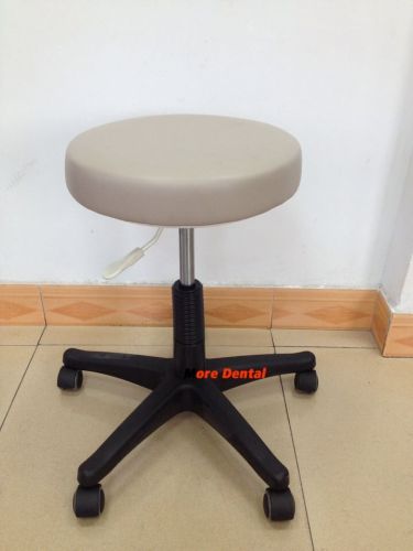 Dental medical dentist&#039;s dr&#039;s stools adjustable mobile round rolling chair pu for sale