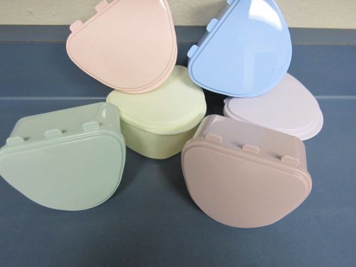 Plasdent Denture Bath Box Assorted  Color Package of 12