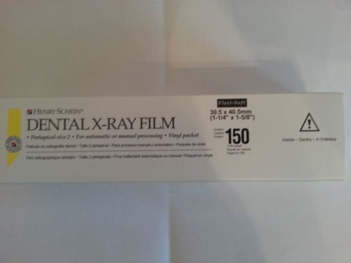 Henry Schein Dental X-Ray Film DX-58 Size 2, D - Speed  2 Boxes