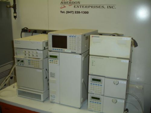 Shimadzu VP HPLC System LC-10AD Pump SIL-10AD vp SPD-M10A vp DAD Detector # 7304