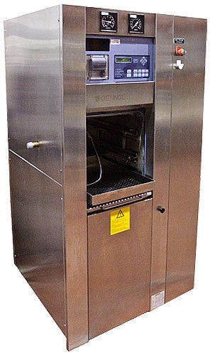 Getinge 410 ec1 vacuum steam sterilizer autoclave with pacs 2000 microprocessor for sale