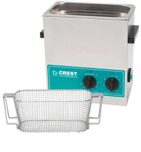Crest 1 Gal Benchtop Ultrasonic Cleaner w/Timer+Heat+COVER+BASKET, CP360HT