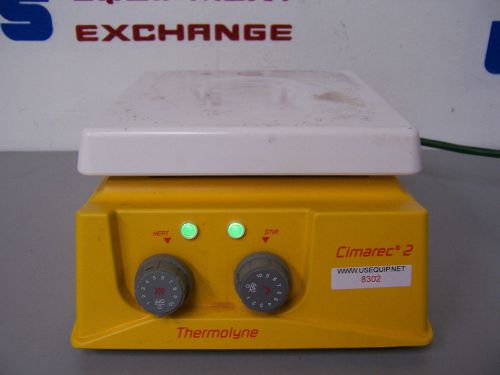 8302 THERMOLYNE SP46925 CIMAREC 2 HOT PLATE / STIRRER 7&#034; X 7&#034; PLATE