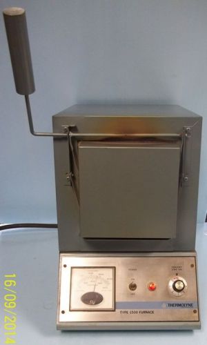 Thermolyne type 1500 furnace, model: f-d1525m, amb. to 1093 deg. c. 2000 deg. f for sale
