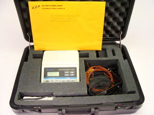 Cole parmer cp digi sense 91090 temperature / humidity logger + case &amp; probes! for sale