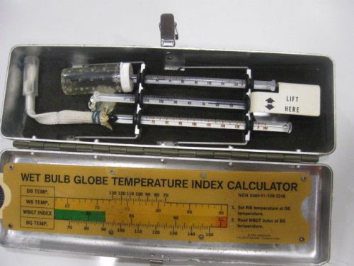 Stortz wet bulb globe temperature index calculator kit used for sale