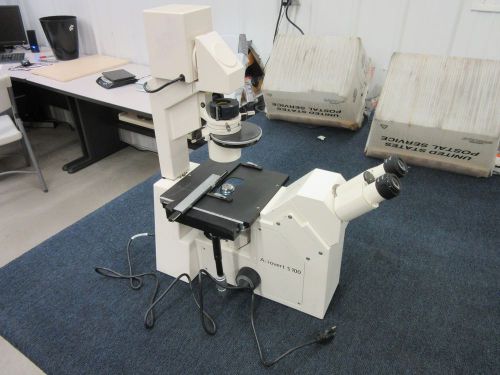 ZEISS AXIOVERT S100 S-100  CONTRAST MICROSCOPE WORKS !!!