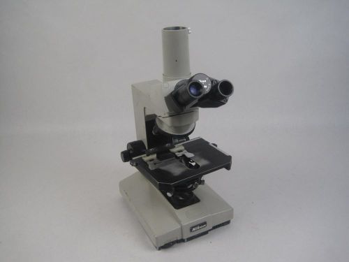 Nikon Labophot Microscope 40W Base Stand+(1) Objective+(1) Optical+Turret+Head