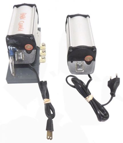 Lot 2 schwarzer sp 302 sa precision diaphragm air/gas vacuum pump 230v &amp; 120v for sale