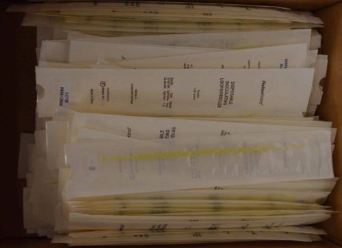 Lot of 200 fisher brand new sterile disposable inoculating loops and needles for sale