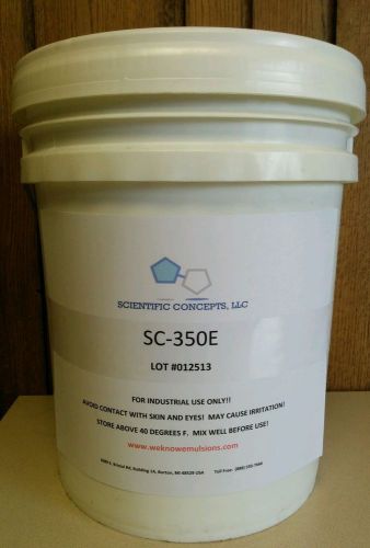 350 Dimethyl Silicone Fluid Emulsion Rubber Lubricant Mold Release 5 gallon pail