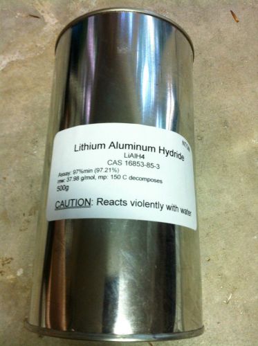 Lithium aluminum hydride (lah) (lialh4) reagent 500g, 97% min for sale