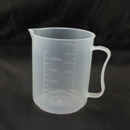 500ml plastic measuring cup graduated with handle new x5 for sale