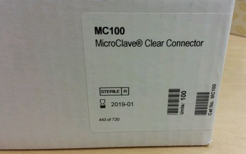 ICU Medical MicroClave® Clear - MC100 (Box of 100)