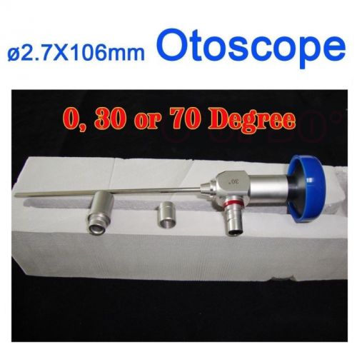 Fda ce endoscope ?2.7x106mm otoscope storz/olympus/wolf compatible 0°, 30° or70° for sale