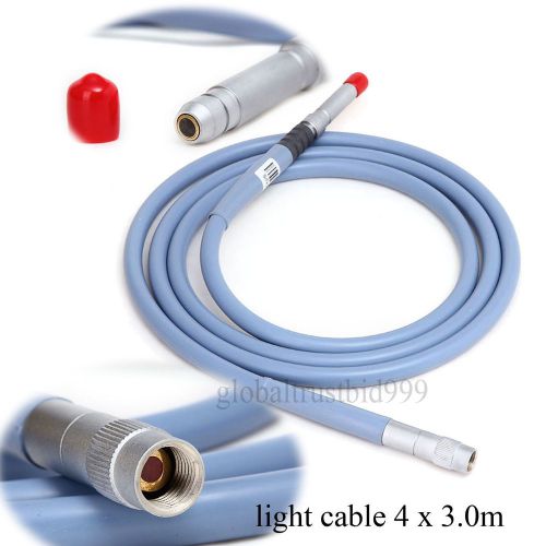 New fiber optical cable light cable 4x 3000mm / 3.0m fit storz wolf endoscopy for sale