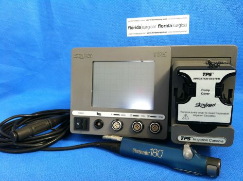 Stryker 5100-50 tps irrigation console w/ 375-708-500 formula 180shaver for sale