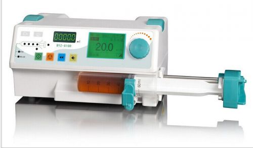 Syringe Pump IV&amp;Fluid Administration HD LCD Display Multi-language  KVO CE/