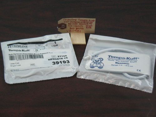 Trimline Tempa-Kuff Soft Personal Disposable BP Cuff  Neonate#4  Ref:39193