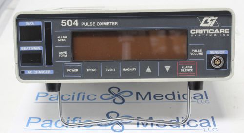 Criticare Systems 504 Pulse Oximeter