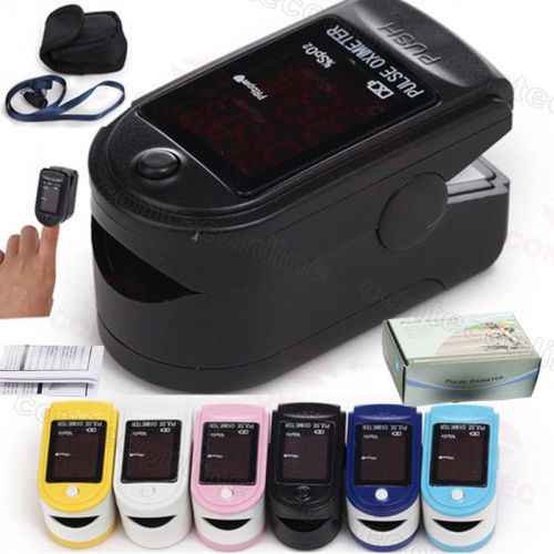 Ce&amp;fda pulse finger oximeter blood oxygen spo2 monitor, with case, cms50dl for sale