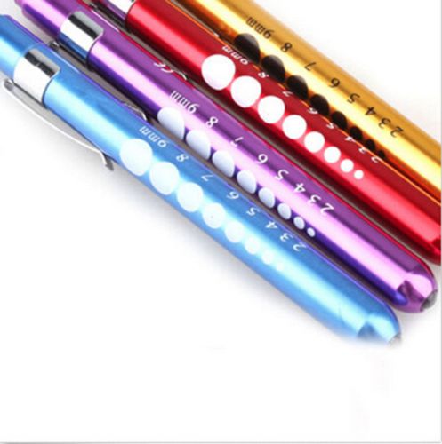 Sturdy Firm Medical Aid Bright Pen Light Penlight Flashlight Torch + Scale TSUS